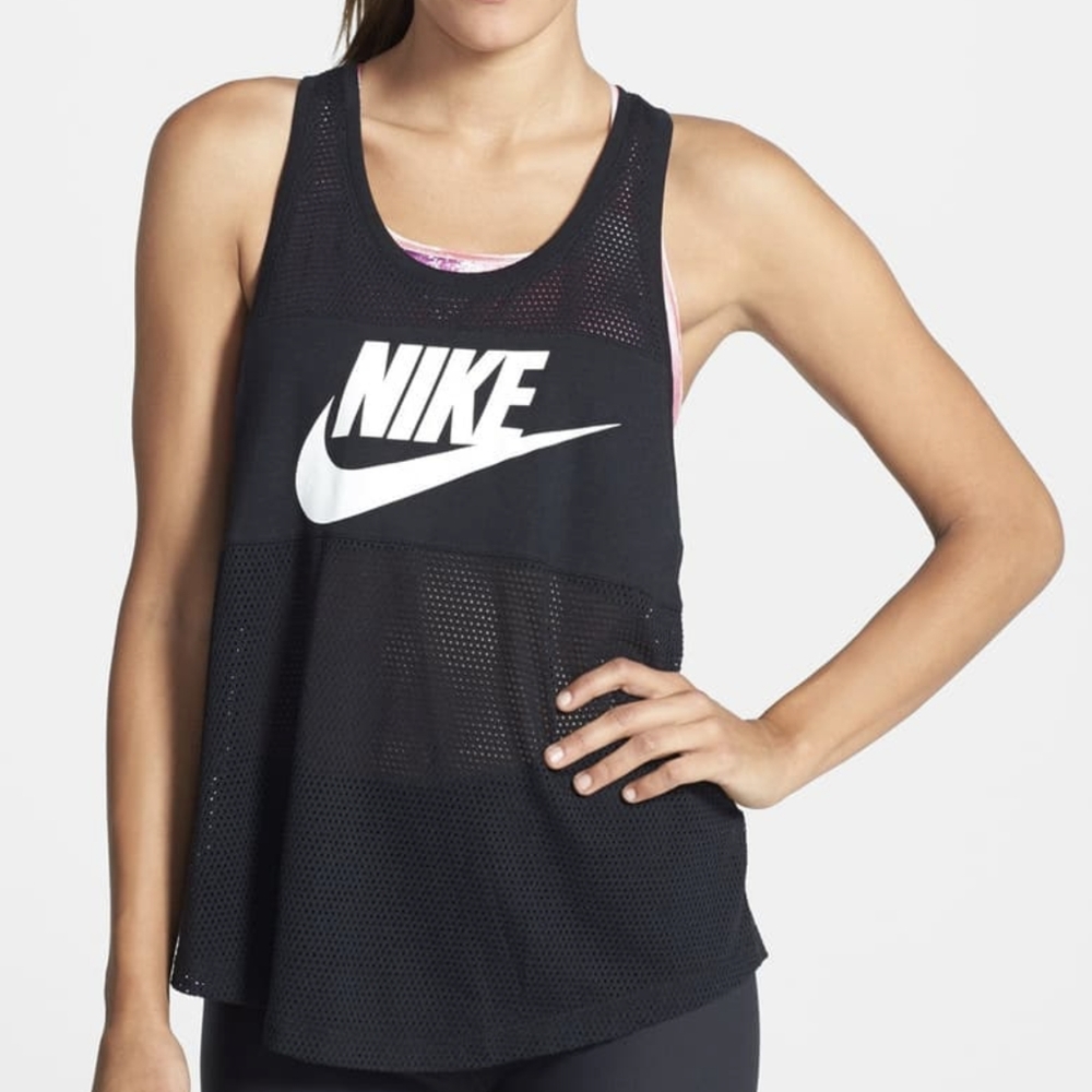 Nike mesh racer back tank